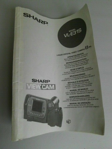 Sharp VL-E31S 8 Video 8mm LCD Camcorder - Bild 4 von 6