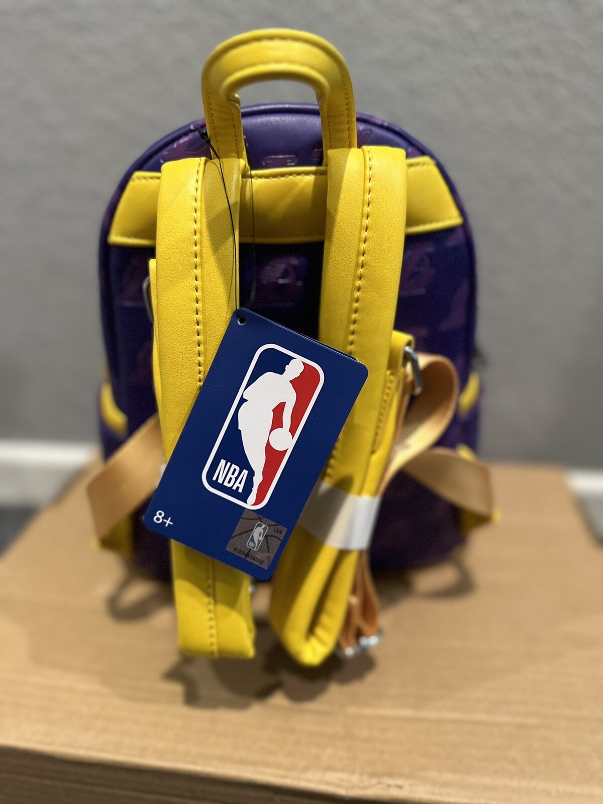 Los Angeles Lakers Loungefly Backpacks And Purse Crossbody Bag image 9