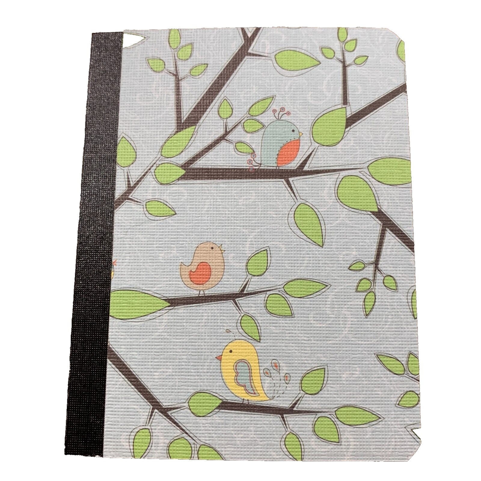 Mini 3.25x4.5 In Composition Notebook with Bird Pockets - Purse Size Journal