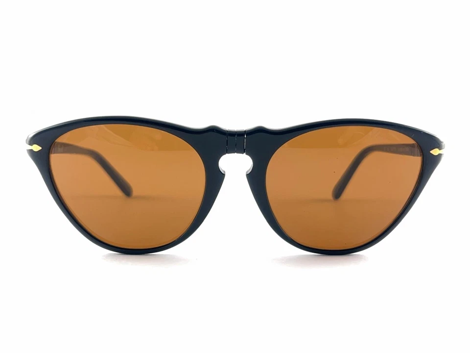 NUEVAS GAFAS DE SOL VINTAGE PERSOL DE RATTI OJO DE GATO MARCO NEGRO AÑOS 60 HECHAS EN ITALIA Foto 2 de 4