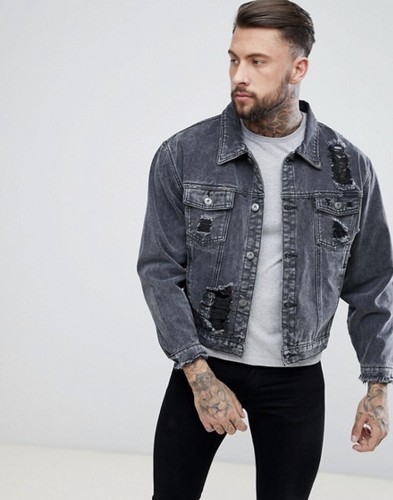 Liquor N Poker Distressed Black Grey 