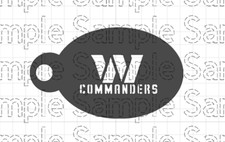 Football Washington Commanders - Face Painting STENCIL