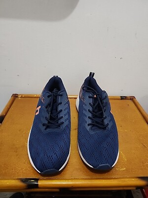 NEW HIND Men s HM-Activate knit sneakers Blue Orange Running shoes sz 12 NWT