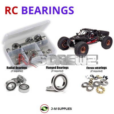 RCScrewZ Rubber Shielded Bearing los120r for Losi Lasernut U4 2.2 LOS03028 | UPG