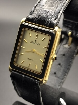 JUNGHAN JY-504M Men's Watch Quartz Battery Replaced From Japan