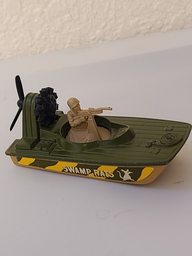 Matchbox Superfast Lesney Swamp Rat No:30 Made in England Gun Boat
