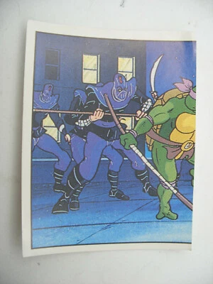 Stikers album Figurine PANINI 1990 immage TORTUES NINJA TURTLES Vignette n°49 - Photo 1/2