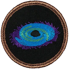 Black Hole Patrol Patch - 2" Round Embroidered Patch (288)