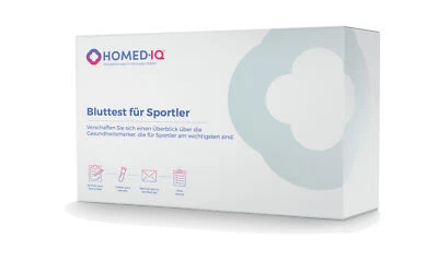 HOMED-IQ Bluttest für Sportler (Fitness-Test, Sport Performance Test)