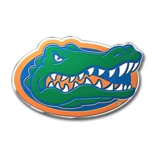 Florida Gators NCAA Team ProMark Emblem Sticker Decal Aluminum 3.5 x 2.25 Inches