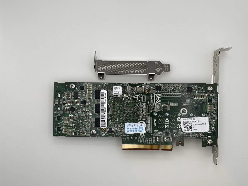 Adaptec ASR-71605 2274400-R 16-Port 6Gb/s 1GB SAS/SATA PCIe RAID Controller - Bild 2 von 2