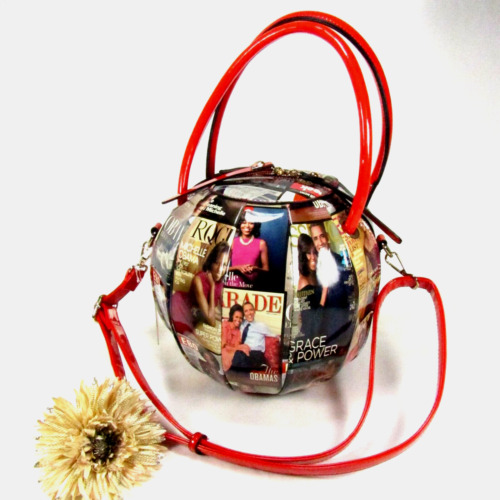 Purse Obama Magazine  Shaped in a Ball Covers Pho… - image 1
