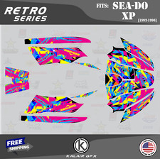 Graphics Kit for SEA-DOO XP (1993-1996) Retro Series - MAGENTA