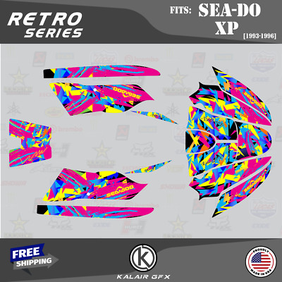 Graphics Kit for SEA-DOO XP (1993-1996) Retro Series - MAGENTA | eBay