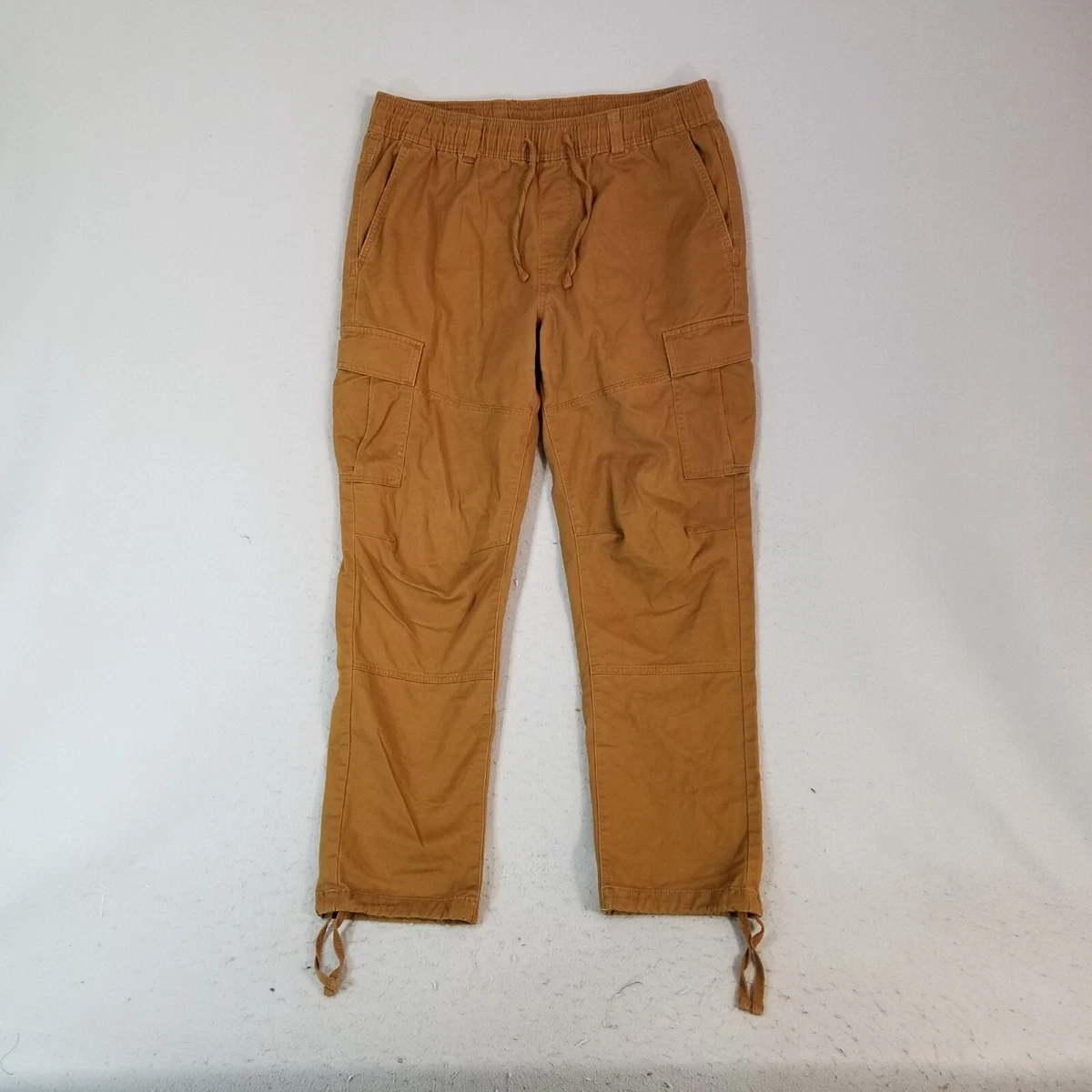 NOBO No Boundaries cargo jogger pants men's large brown Flex stretch