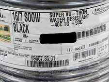 Carol 09607 16/7C Premium Super Vu-Tron SOOW 600V Portable Power Cord Cable/10ft