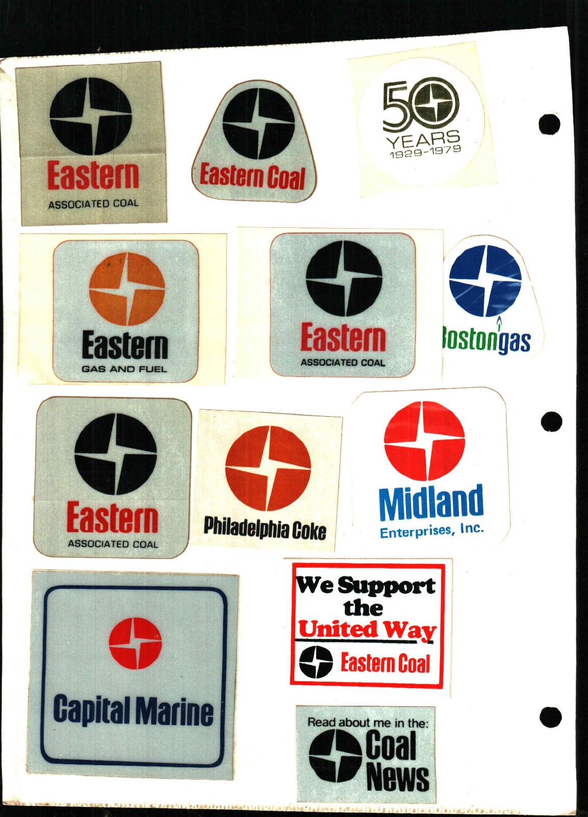 HUGE LOT OF 50 DIFFERENT EASTERN COAL CO. COAL MINING STICKERS eBay