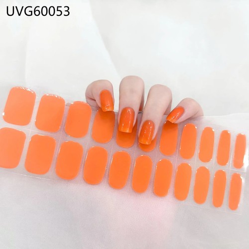 Adesivi unghie gel UV semi-cura teschio zucca Halloween 2025 lampada UV decalcomanie unghie - Foto 25 di 37