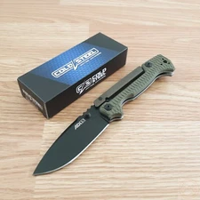 Cold Steel Demko Scorpion-Lock Folding Knife 3.68" S35VN Steel Blade Green G10