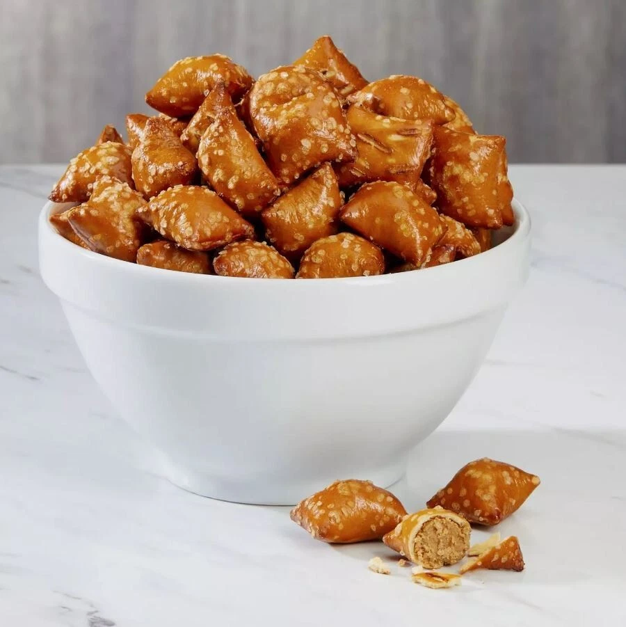 NEW Kirkland Peanut Butter Filled Pretzel Nuggets - 55oz/Jar Salty Snacks - Image 4 of 4