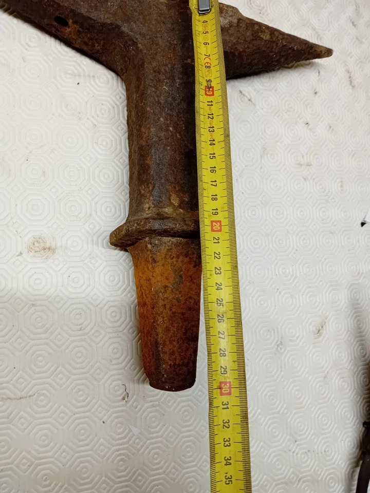 Ancienne enclume bicorne 35 cm 8kg - Photo 3/4