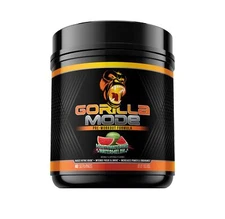 Gorilla Mode 20 Pre Workout Supplement 40 Servings Max Citrulline Creatine En...