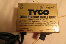 TYCO SLOT CAR RACING TRACK HOBBY TRANSFORMER 120V MODEL 899V WORKS