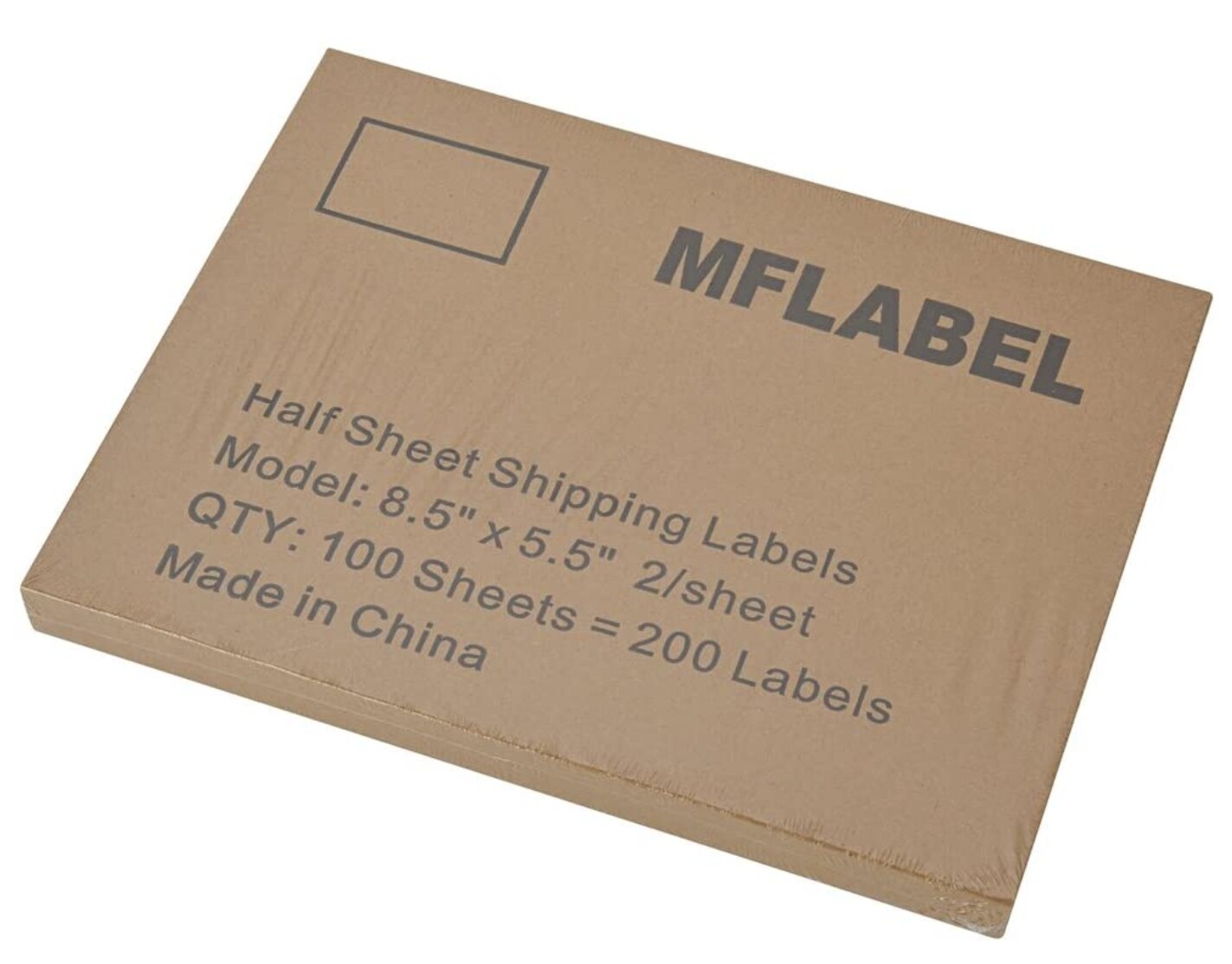 half sheet self adhesive shipping labels for laser inkjet printers