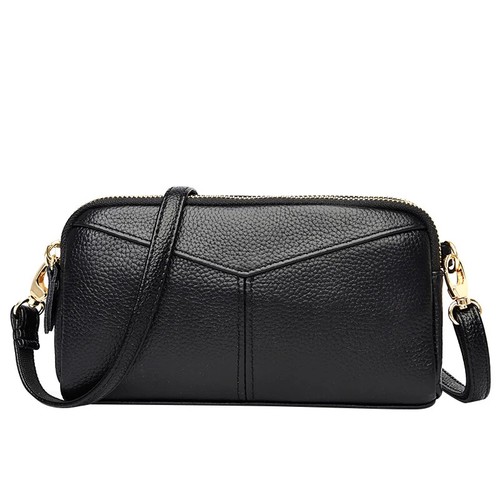 Small Crossbody Bag Sac a Main 100% Genuine Leather Women Tote Shoulder Bag - Picture 24 of 26