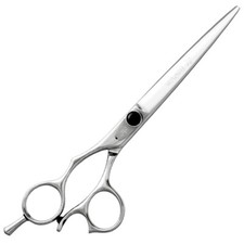 Washi Beauty - Lefty Silver Knight Long 7.0" Convex Hair Cutting Shear / Scissor