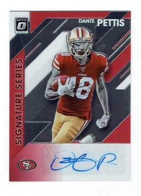 Dante Pettis 2020 Panini Donruss Optic - Signature Series #SS-DPE (AU) 49ers