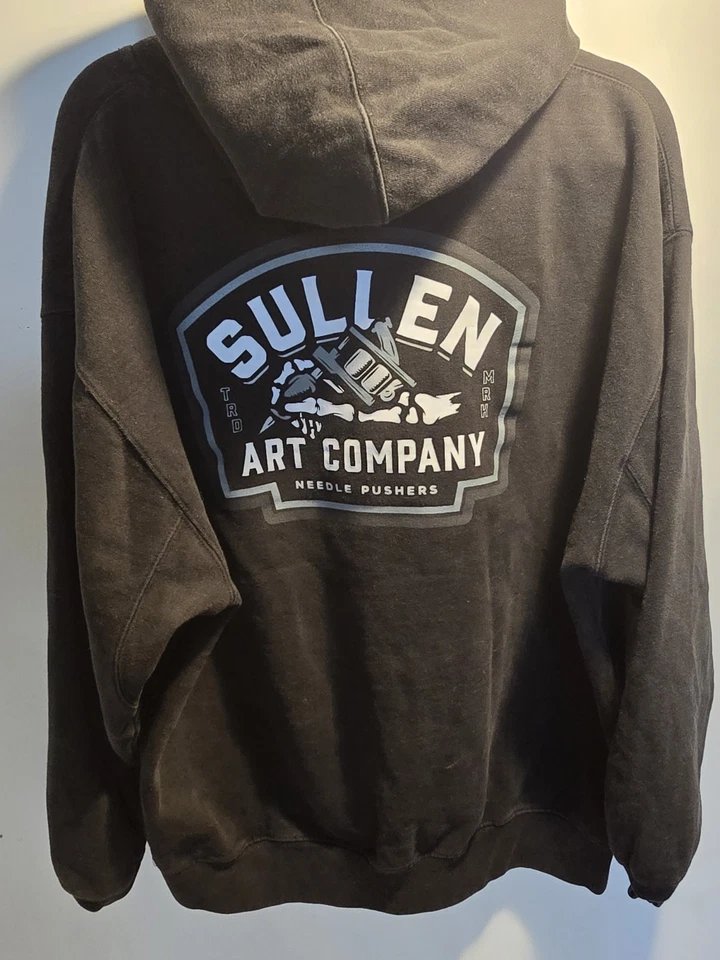 Sullen 男式艺术集体套衫连帽衫标志连帽重型 bilt2last 街头服饰 — 第 4/4 张图片