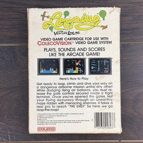 Looping - Colecovision - Vintage Game Cart & Box Only