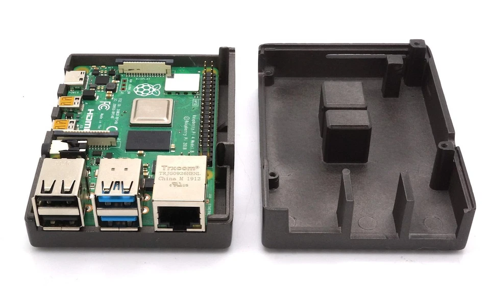 Full Armor Gehäuse für Raspberry Pi 4, titanium grau - Bild 4 von 4