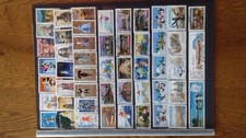 Timbres Oblitérés Page Double P64 FRANCE EUROS