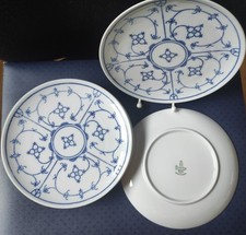 6x Winterling Indisch Blau Strohblume Frühstücksteller Kuchenteller 19,5 cm