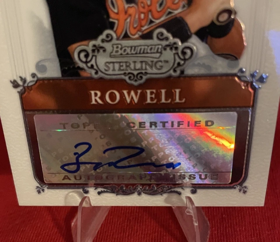 2006 Bowman Sterling Prospects Auto Billy Rowell #BSP-BR Baltimore Orioles - Image 2 of 3