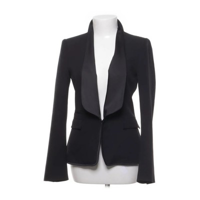 Zara Basic, Blazer, Größe: S, Schwarz, Elasthan/Polyester, Einfarbig, Damen #evN