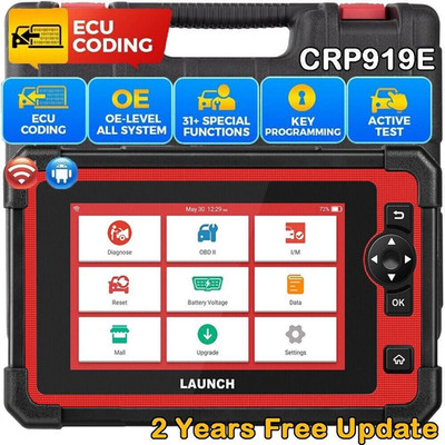 LAUNCH CRP919E KFZ OBD2 Diagnosegerät Scanner ECU Coding FCA Auto Mit CANFD DoIP