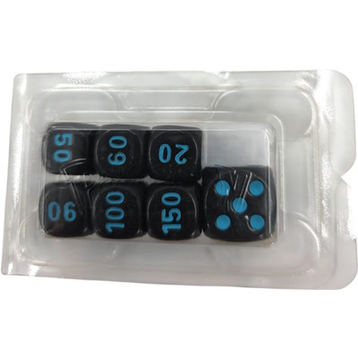 Pokemon Trading Card Game Collectors Dice - Black & Blue from Black Bolt Set