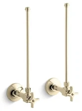 Kohler 7605-P-AF Water Supply Angle Stop Valve, French Gold, *READ*