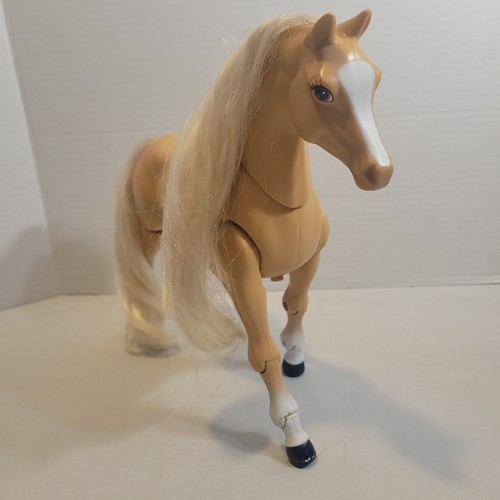 Vintage Barbie High Stepper Pferd batteriebetrieben Palomino Walking Horse 1993 funktioniert