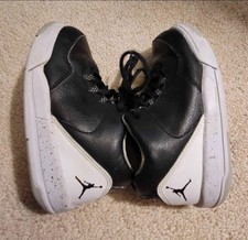 8c Jordan Flight Origin Black White Grey Basketball Shoes