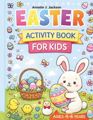 Easter Activity Book for Kids Ages