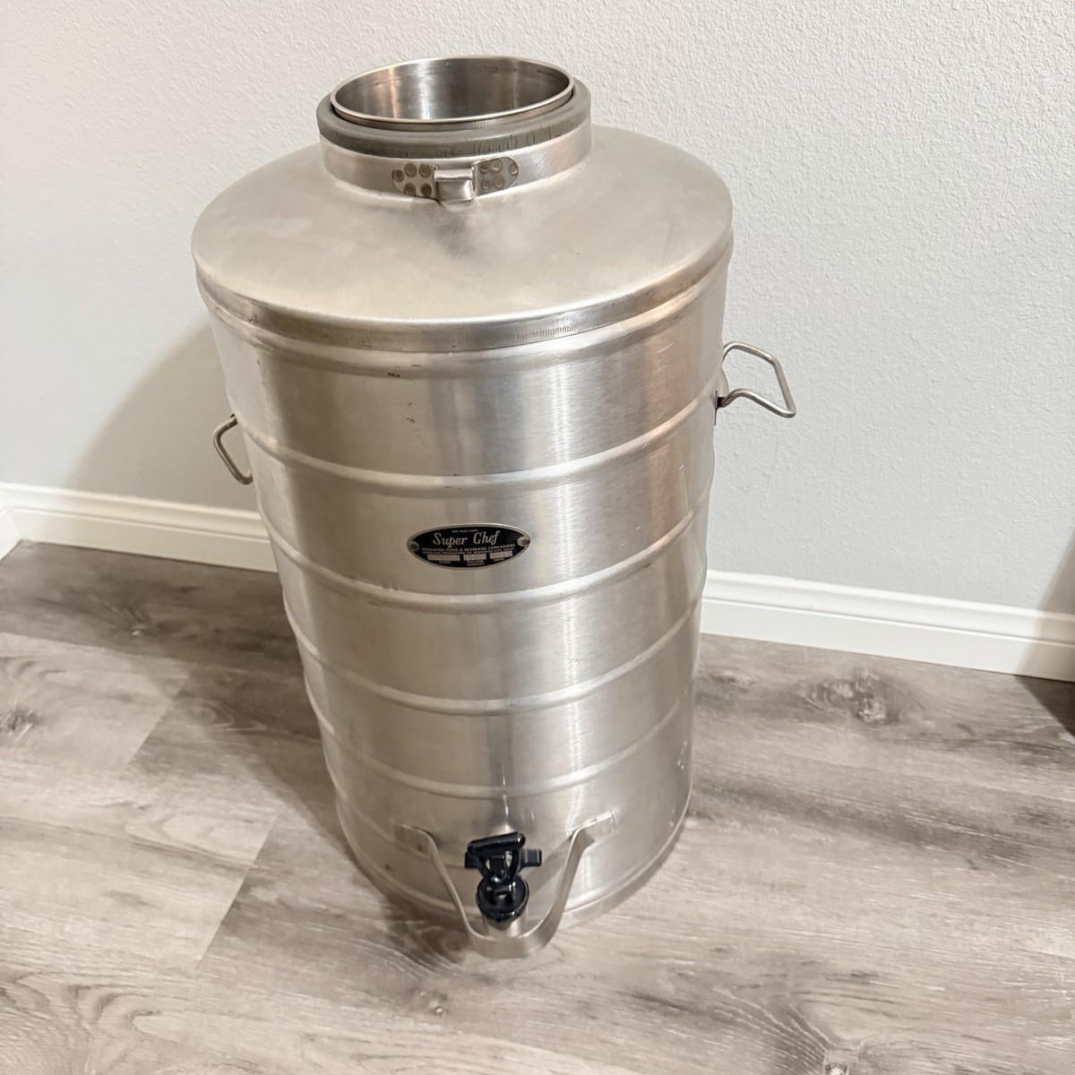 Vintage Super Chef Mil 10 Gallon Insulated Military Beverage