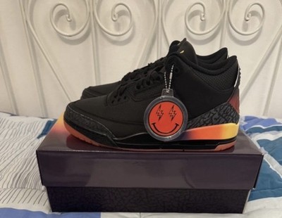 Jordan 3 Jbalvin Rio EU 42 - US 8.5 - UK 7.5 - NEW - FAST SHIP - ORIGINAL