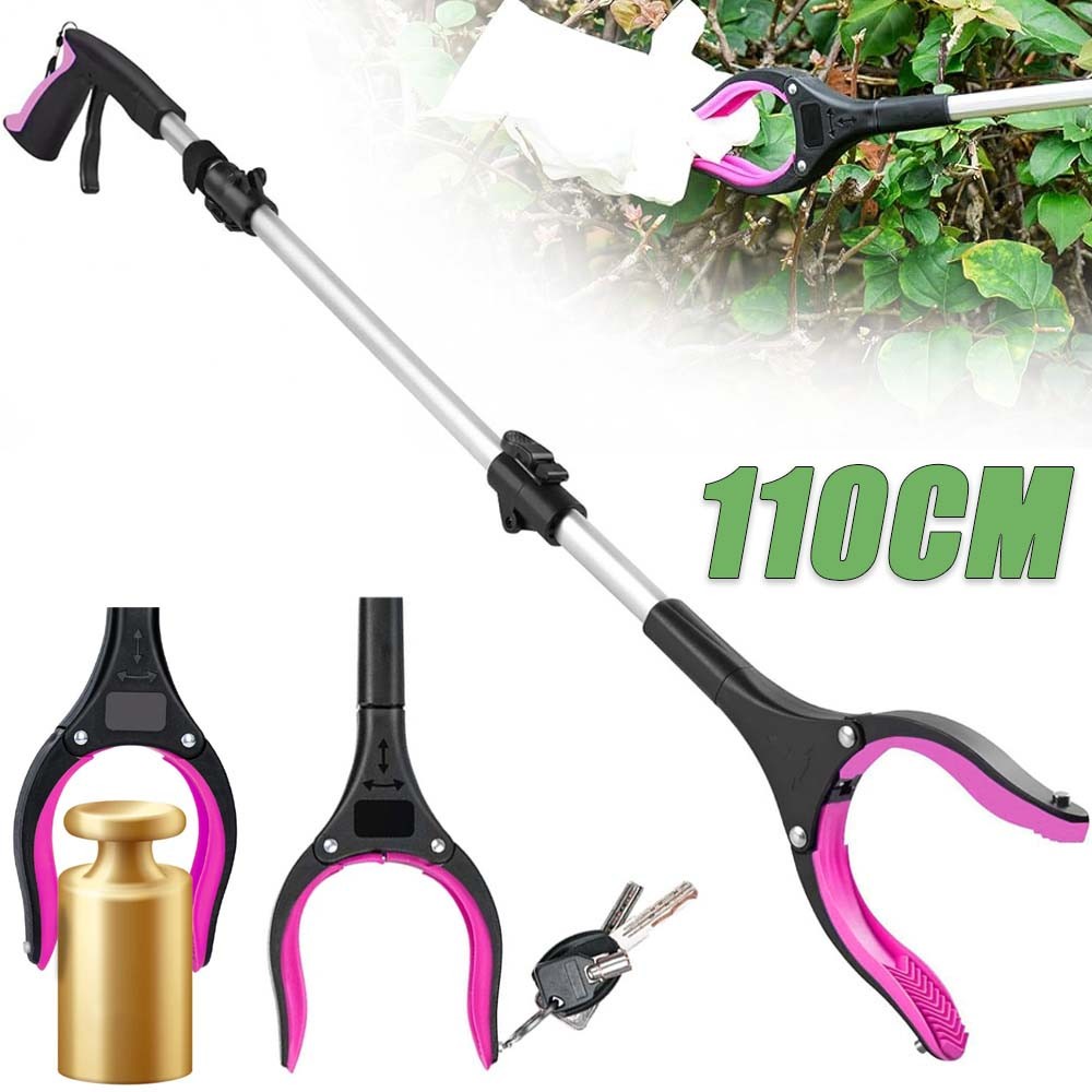 110CM Greifhilfe Greifzange Greifarm Faltbare Greifer Senioren Seniorenzange NEU