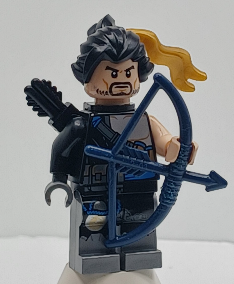 LEGO Overwatch 75971 Minifigure - Hanzo (ow003) with Blue Arrow LEGO Overwatch 75971 Minifigure - Hanzo (ow003) with Blue Arrow