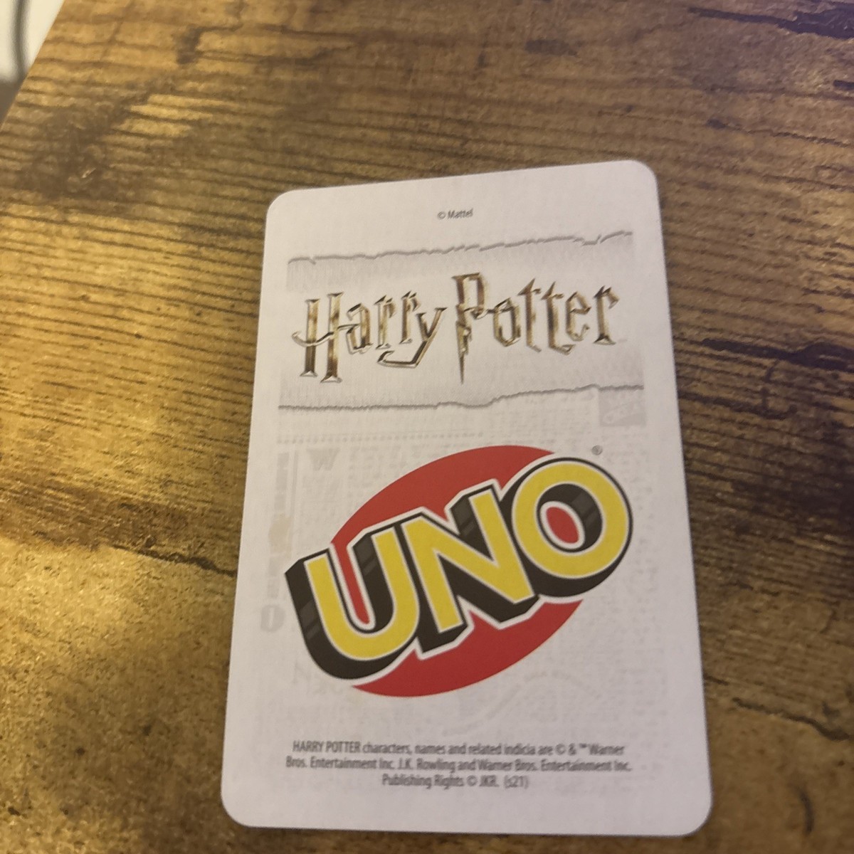 2021 Harry Potter Uno Card Wild Sorting Hat Card | eBay