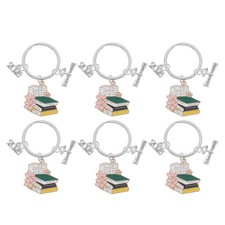 6 Pcs Bachelor Cap Keychain Graduation Jewelry Keepsakes Souvenirs